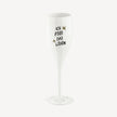 Glas mit Druck CHEERS No. 1 LIFE IS BETTER WITH CHAMPAGNE