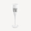 Glas mit Druck CHEERS No. 1 LOVE